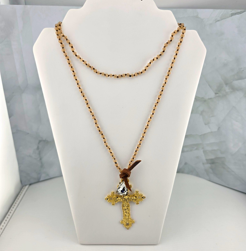 Plunder Design Praise Necklace. Silver Tone